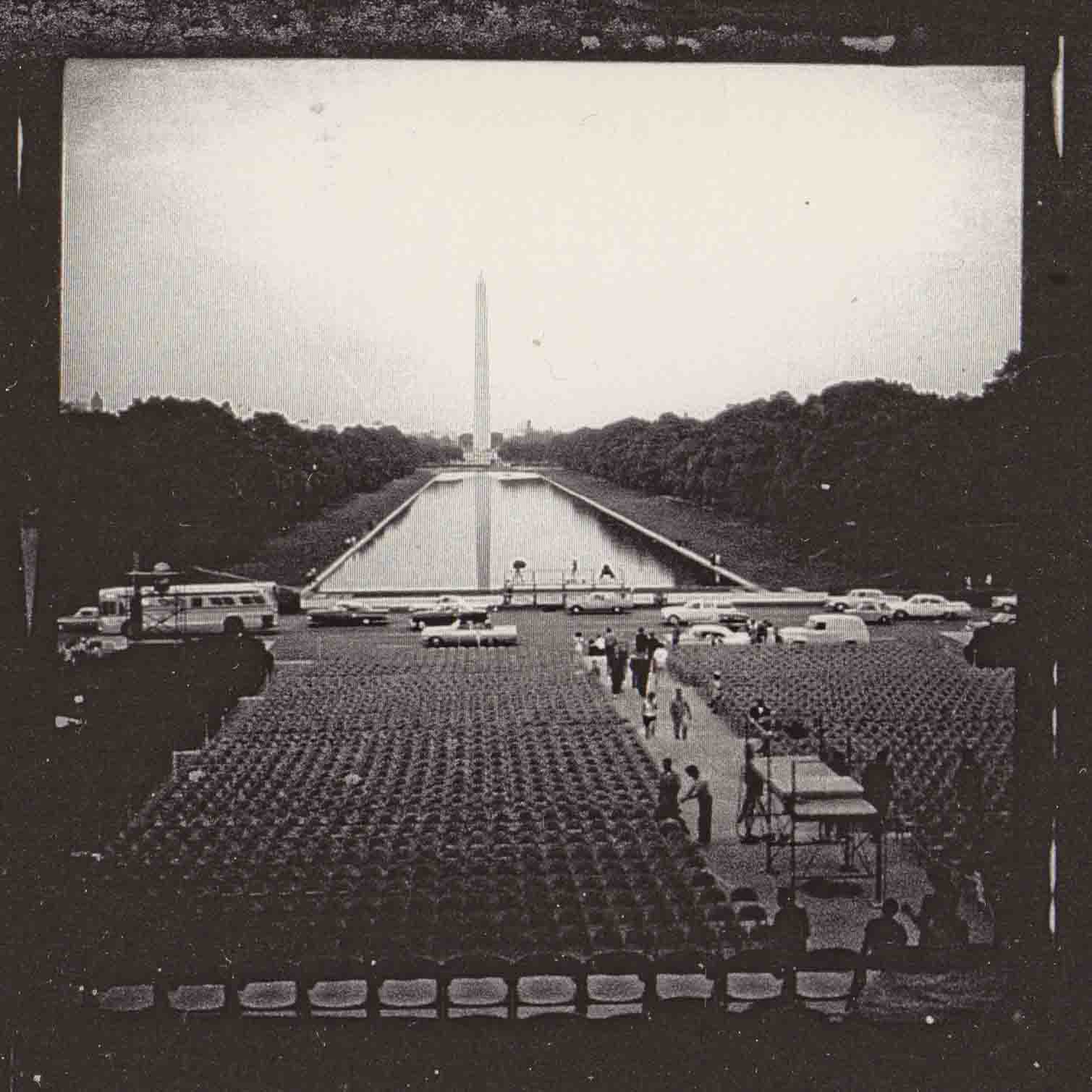 Seating for the March on Washington (Photo by Bob Adamenko)