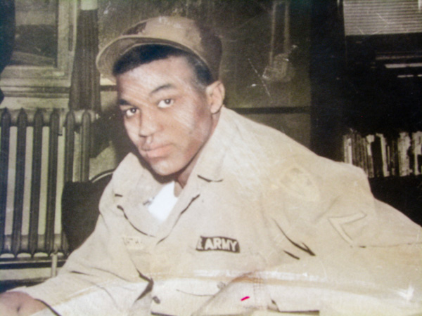 Roman Ducksworth in uniform. The Army Corporal was shot to death by a white Mississippi police officer in 1962. (Courtesy of Cordero Ducksworth and the Syracuse Cold Case Justice Initiative)